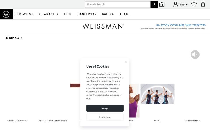 Screenshot of weissmans.com