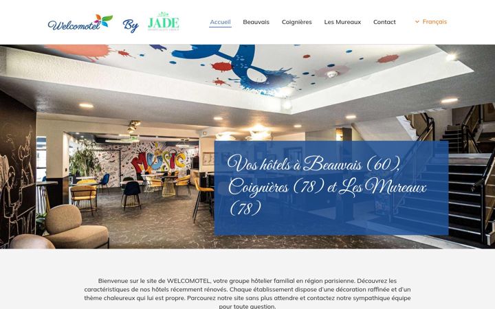 Screenshot of welcomotel.com