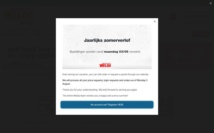 Screenshot of welda.be