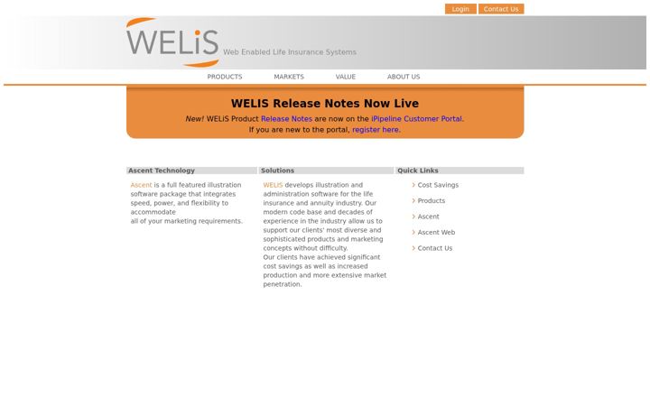 Screenshot of welis.com