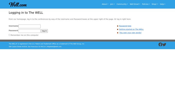 Zrzut ekranu well.com
