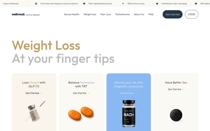 Screenshot of wellmedr.com