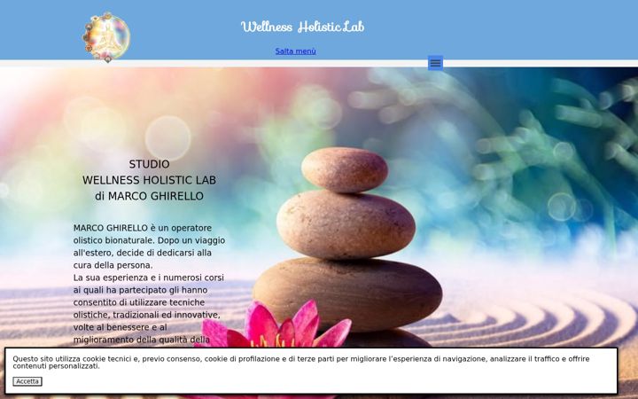 Screenshot of wellnessholisticlab.it