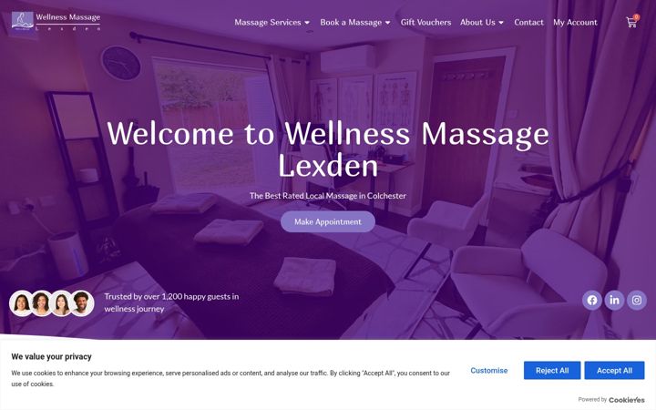 Screenshot of wellnessmassage.uk