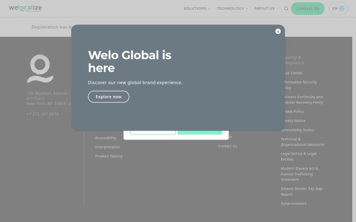 Screenshot ta' welocalize.com