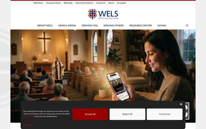 Screenshot of wels.net