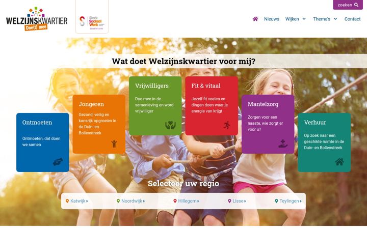 Screenshot di welzijnskwartier.nl