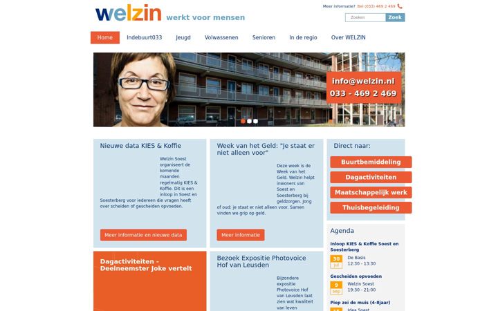 Screenshot di welzin.nl