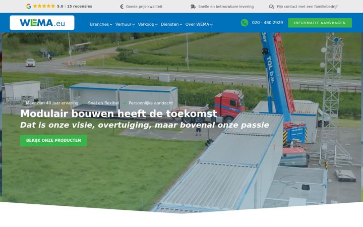 Skjermbilde av wema.eu