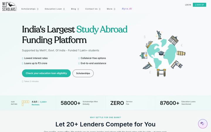 Screenshot of wemakescholars.com