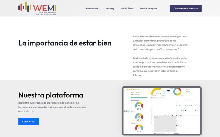 Screenshot of wemi.es