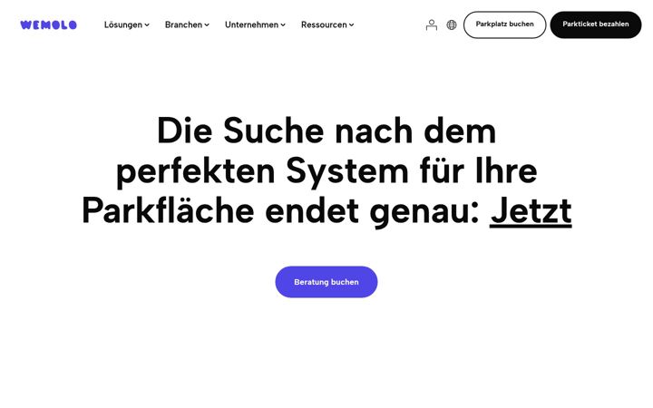 Screenshot of wemolo.de