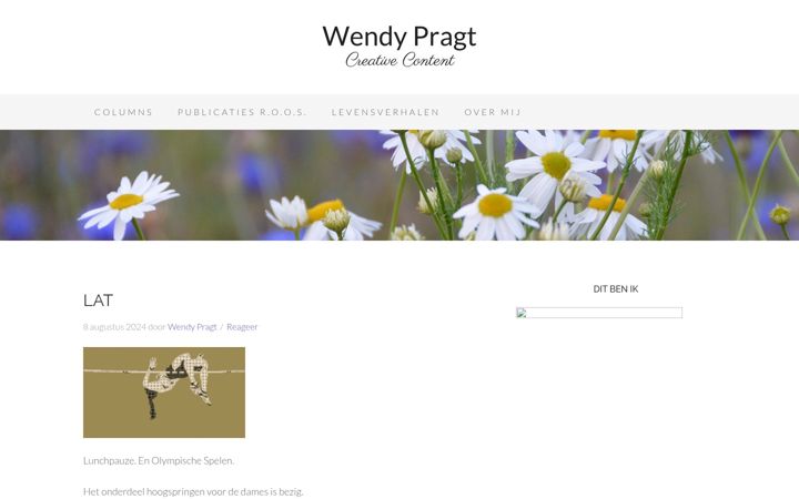 Snimka zaslona za wendypragt.nl
