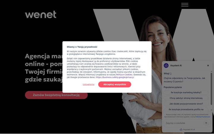 Screenshot of wenet.pl