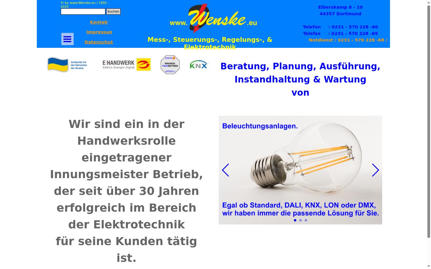 Screenshot des Einwilligungsbanners vor jeglicher Interaktion