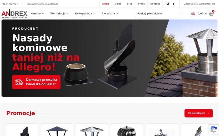 Snímek obrazovky wentylacja-andrex.pl
