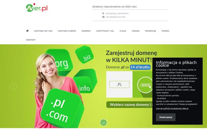 Screenshot of wer.pl