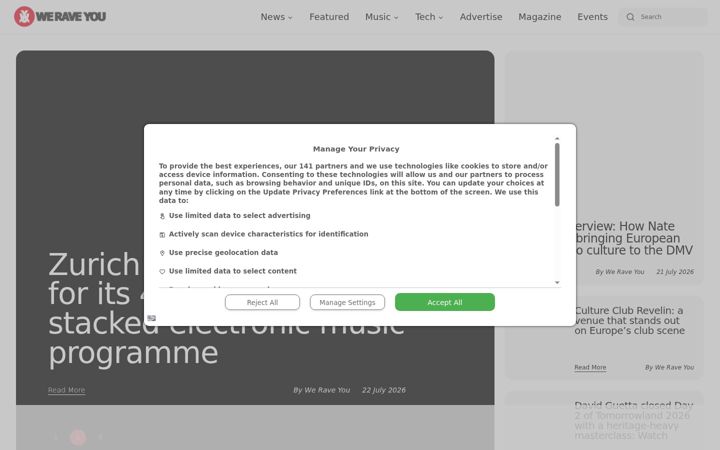 Screenshot ta' weraveyou.com