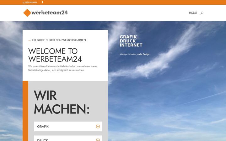 Screenshot of werbeteam24.de