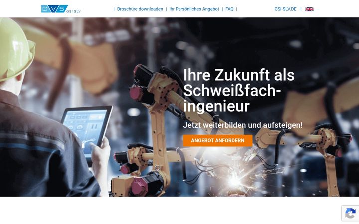 Screenshot of werdeschweissfachingenieur.de