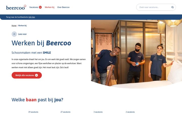 Skjermbilde av werkenbijbeercoo.nl