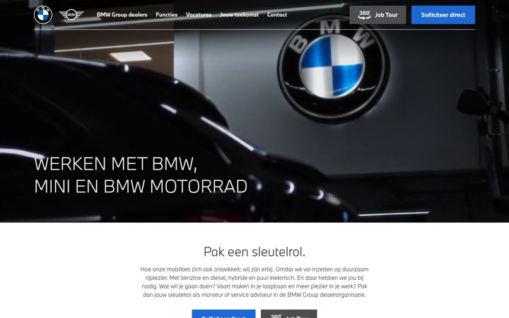 Zrzut ekranu werkenbijbmwgroupdealers.nl