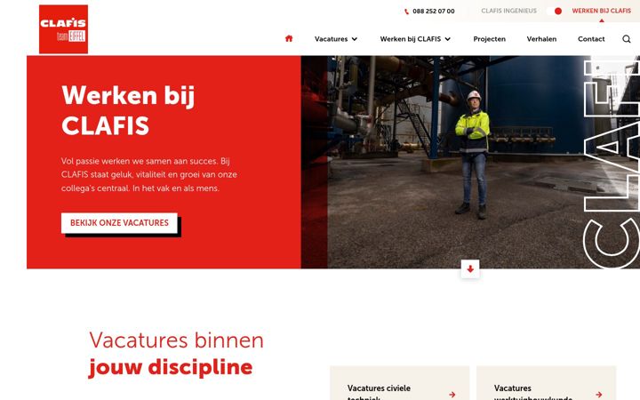Képernyőkép: werkenbijclafis.nl