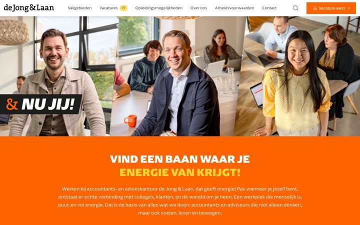 Ekrano kopija werkenbijjonglaan.nl
