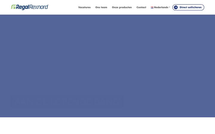Screenshot ta' werkenbijregalrexnord.nl