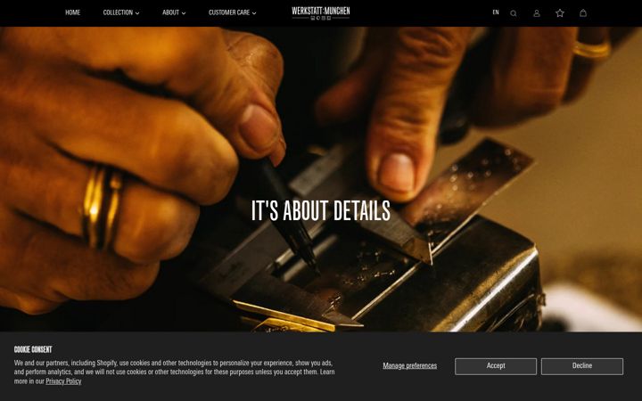 Screenshot stránky werkstatt-muenchen.com