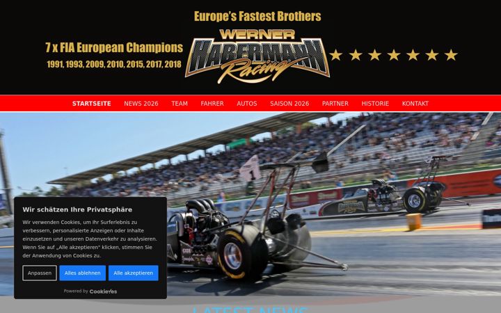 Screenshot of werner-habermann-racing.com