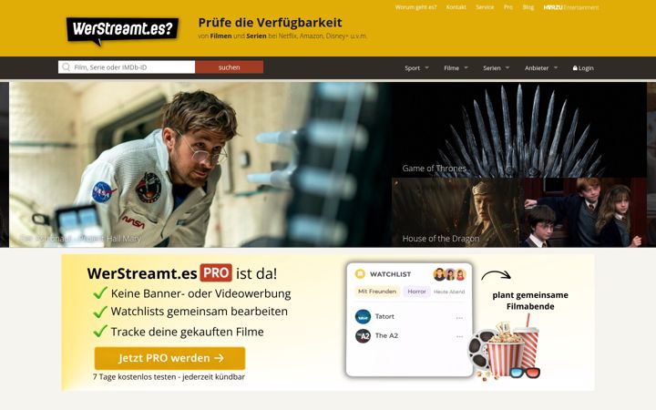 Skærmbillede af werstreamt.es