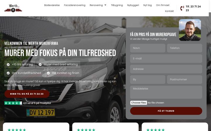 werthmurerfirma.dk