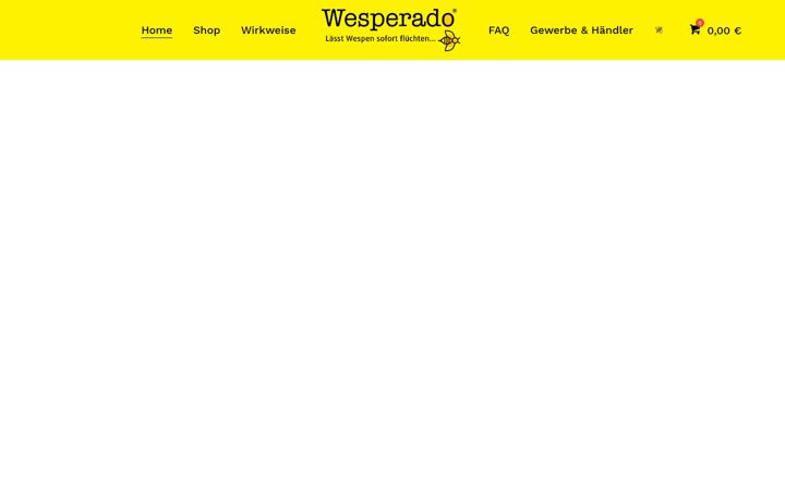 Skärmbild av wesperado.de