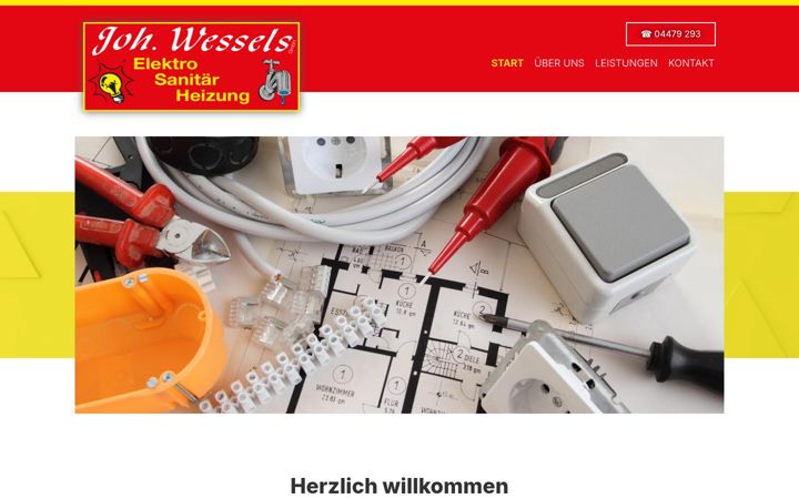 Captura de pantalla de wesselsgmbh.de