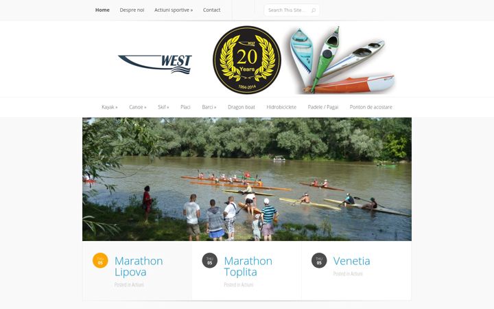 Screenshot di west-sport.com