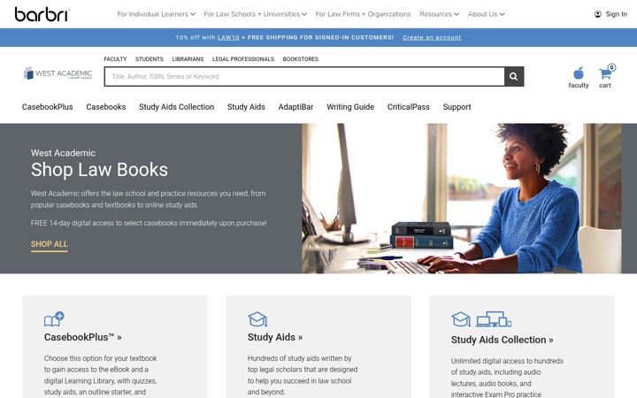 Screenshot of westacademic.com