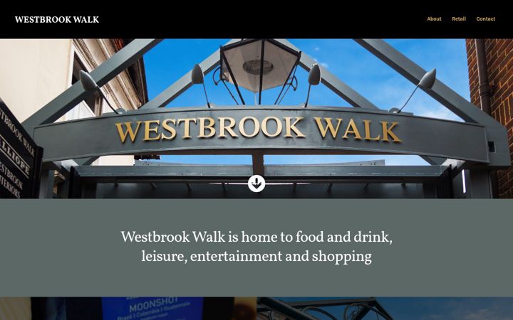 Screenshot of westbrookwalk.co.uk