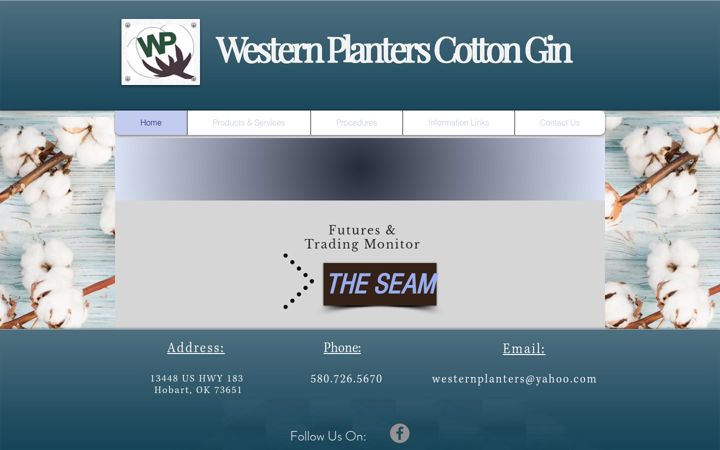 Skjermbilde av westernplanterscottongin.com
