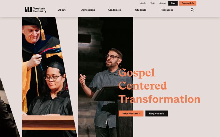 Screenshot ta' westernseminary.edu