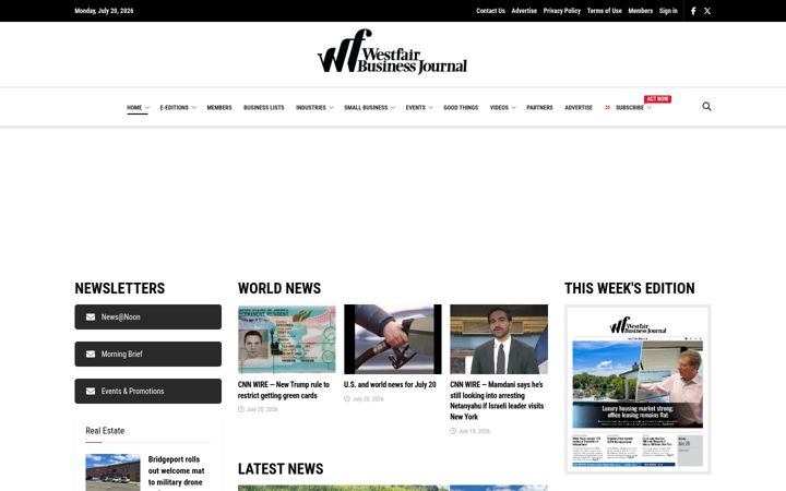 Screenshot of westfaironline.com