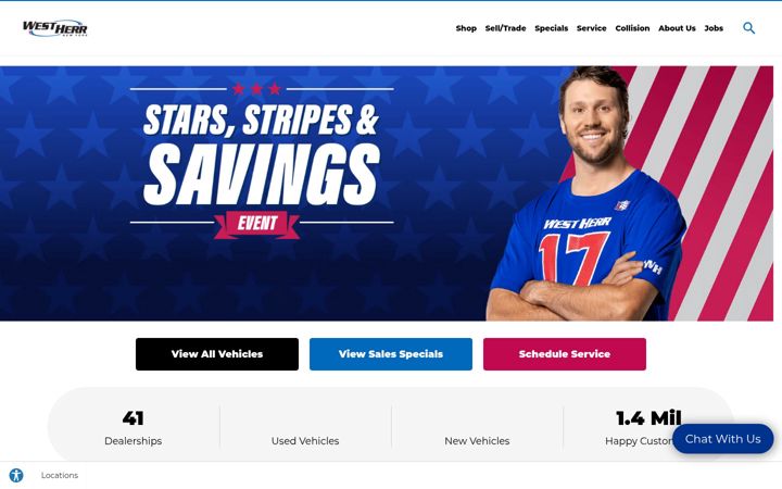 Screenshot of westherr.com