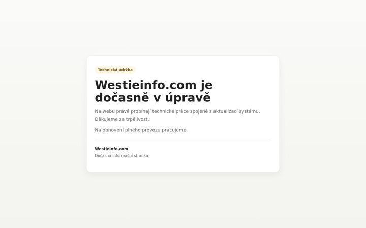 Screenshot of westieinfo.com