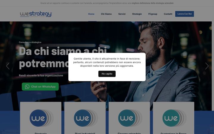 Képernyőkép: westrategy.it