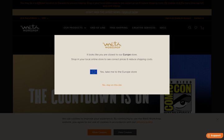 Screenshot of wetanz.com
