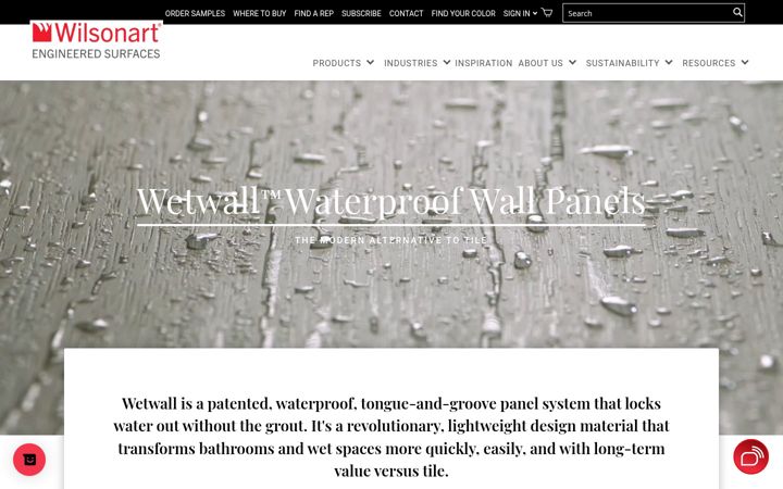 Screenshot ta' wetwall.com