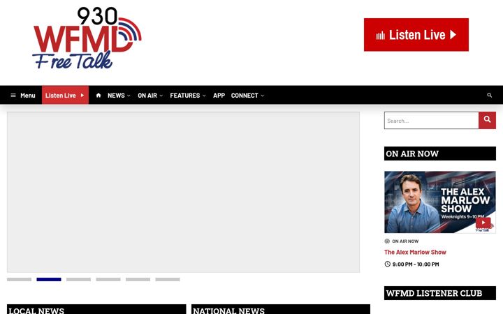 Screenshot of wfmd.com