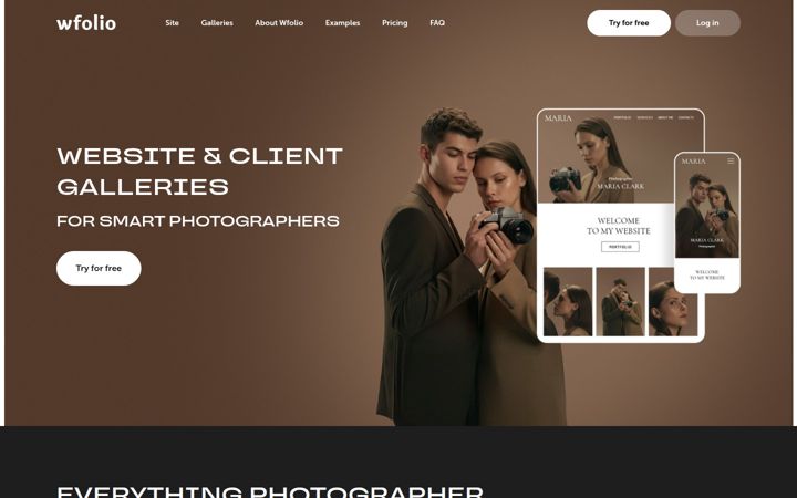 Screenshot van wfolio.pro