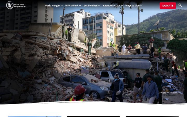 Screenshot of wfpusa.org