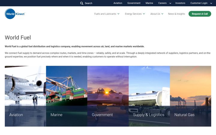 Screenshot of wfscorp.com